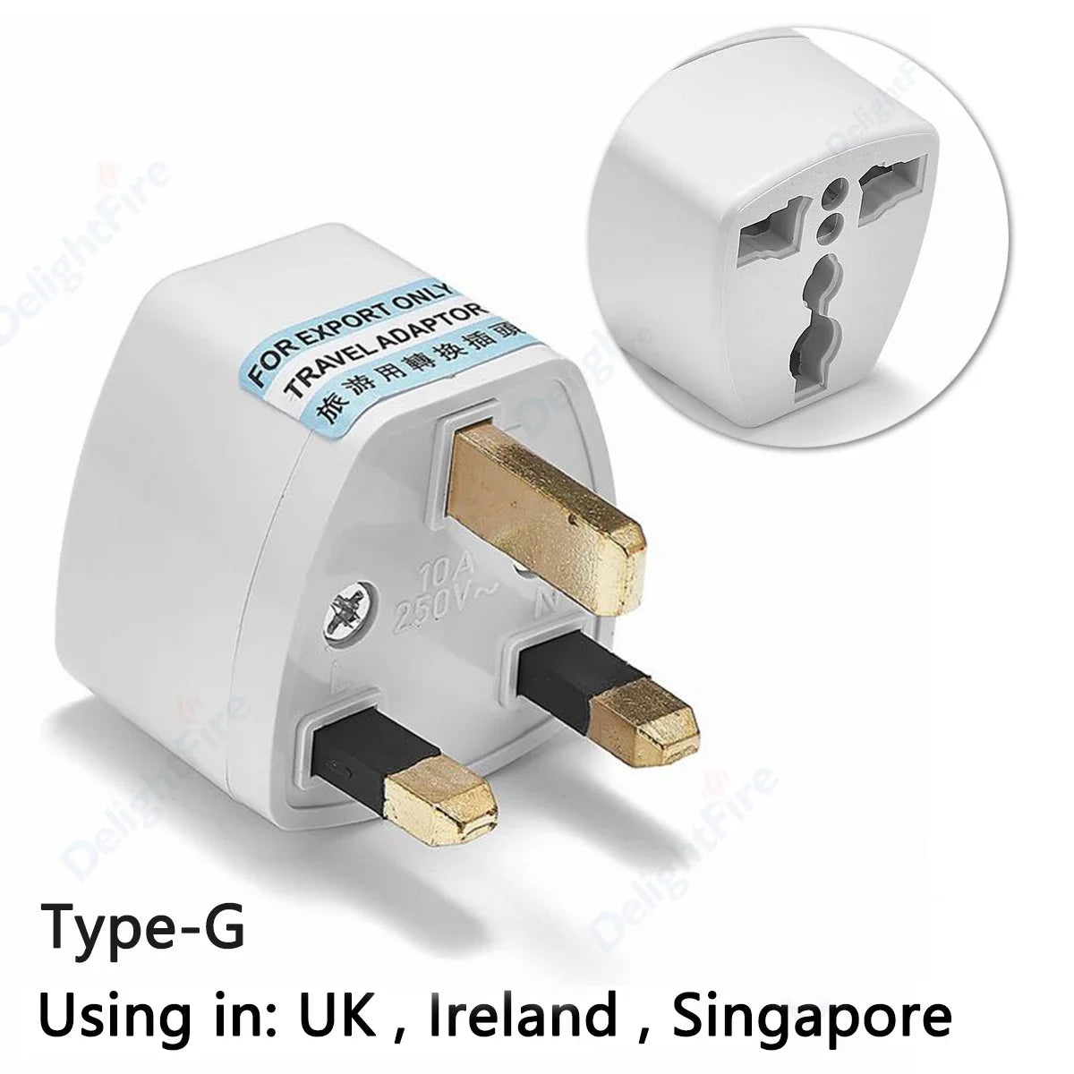 Universal UK Plug Adapter